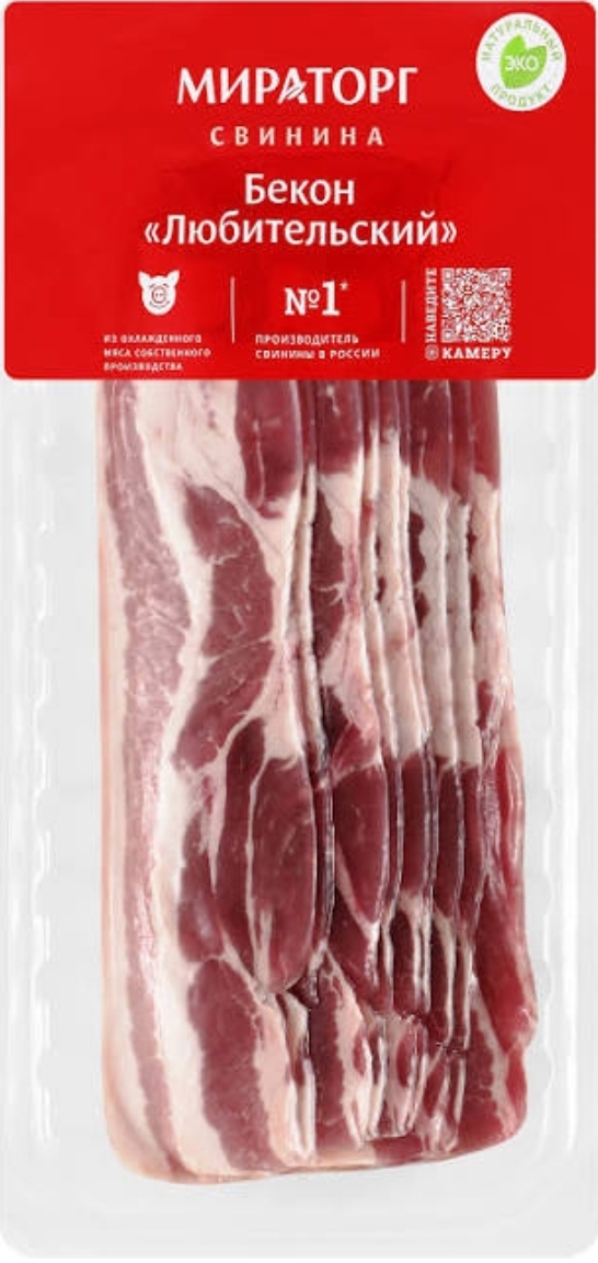 Бекон свиной  Мираторг 260гр.